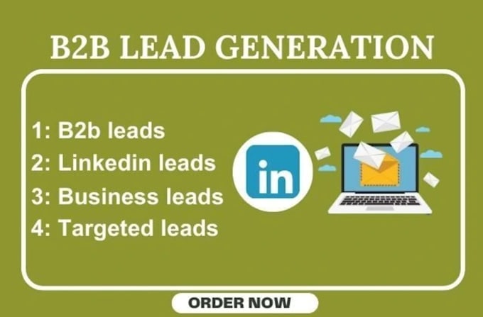 Gig Preview - Do b2b lead generation, business lead sales lead generation, real estate lead