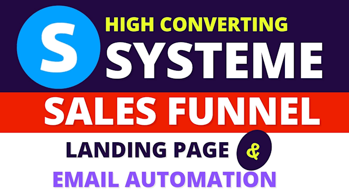 Gig Preview - Systeme io sales funnel for coaches webinar, online course, membership community