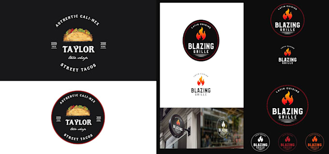 Gig Preview - Design bar or restaurant, BBQ, bakery or food truck  coffee logo