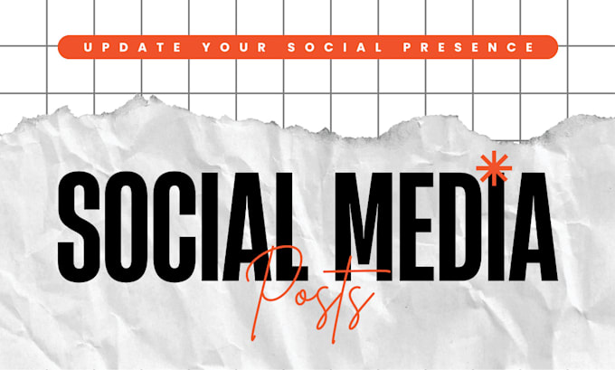 Gig Preview - Design your social media posts