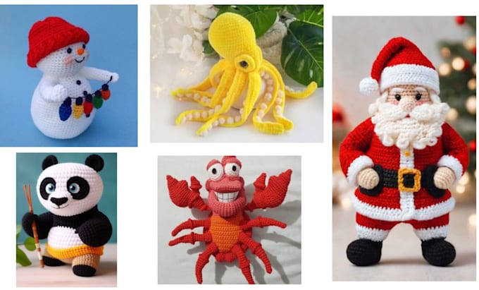 Gig Preview - Write you a detailed amigurumi crochet pattern etsy toy video and PDF tutorial