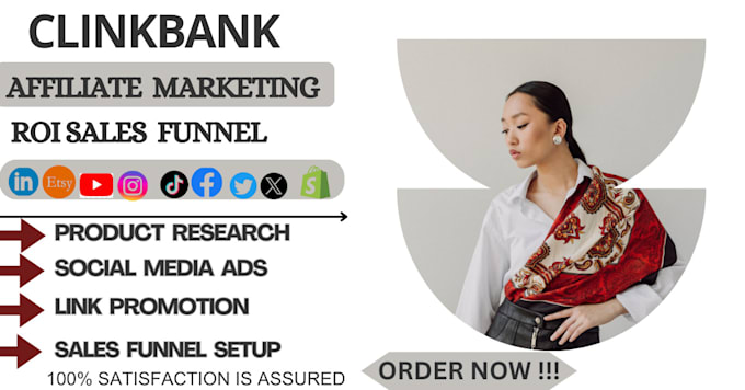 Gig Preview - Do affiliate marketing clickbank sales funnel