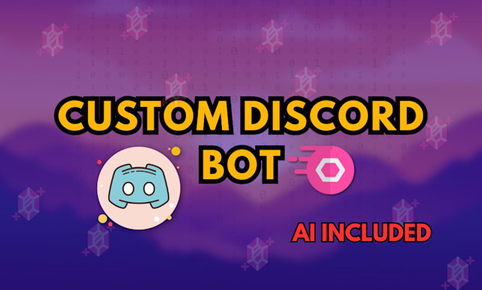 Gig Preview - Develop a professional discord bot tailored to your needs