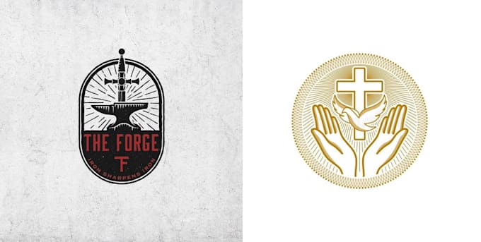 Gig Preview - Design minimalist church religious christian ministry logo unlimited revision