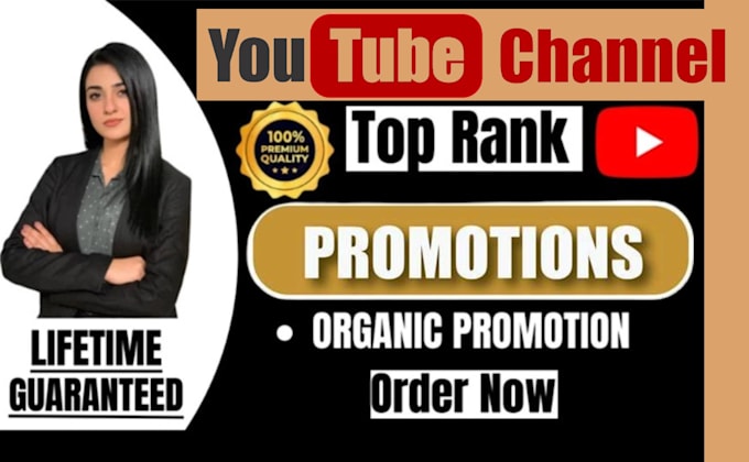 Bestseller - provide fast organic youtube channel promotion for monetiz