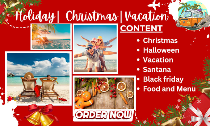 Gig Preview - Write holiday, vacation, christmas, halloween articles and do card design