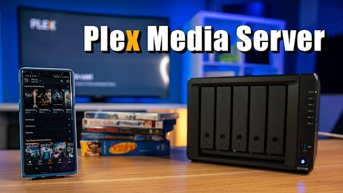 Gig Preview - Configure plex media, synology, iptv, emby, sonarr, radarr, linux, jellyfin,