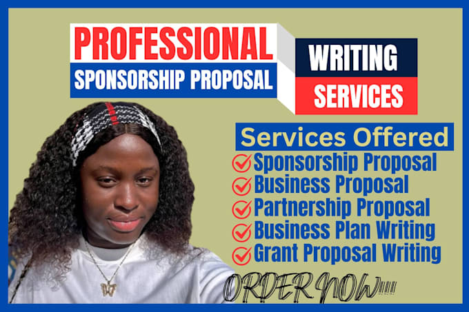 Gig Preview - Write sponsorship, partnership  proposal for , nonprofit, google ads grant