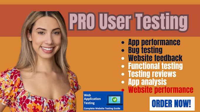 Gig Preview - Do user testing for your android app website software with feedback