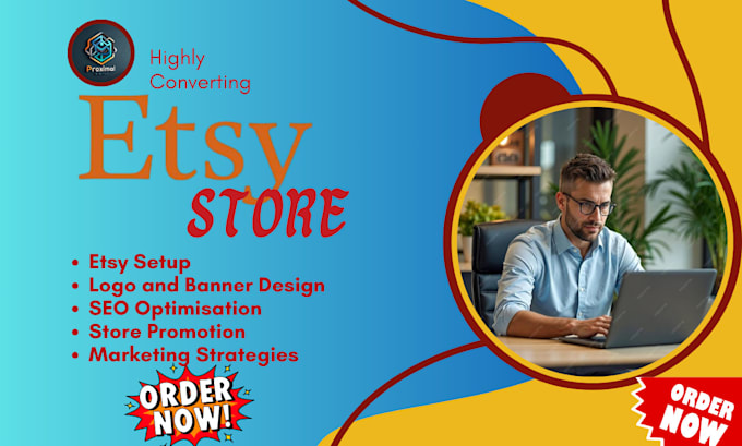 Gig Preview - Set up your etsy print on demand store and improve your SEO