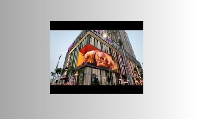 Gig Preview - Anamorphic animation 3d led billboard animation 3d product creative animation