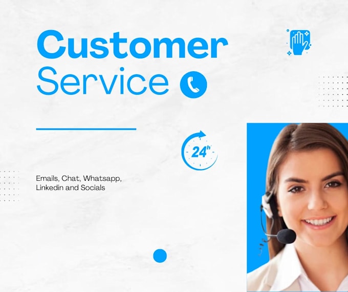 Gig Preview - Customer service or virtual assistant