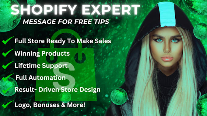 Gig Preview - Create professional e commerce shopify store