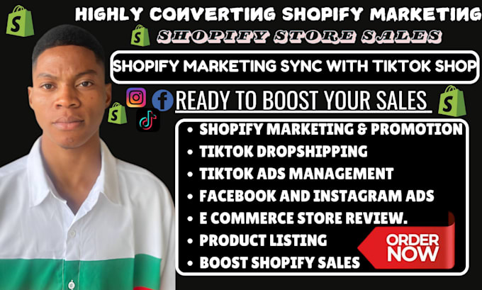 Gig Preview - Boost shopify store sales with complete shopify marketing and promotion