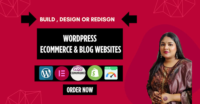 Gig Preview - Develop, design or redesign wordpress ecommerce and blog websites