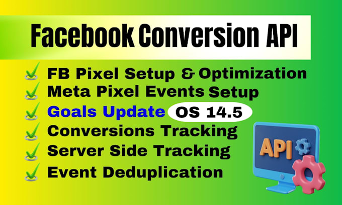 Gig Preview - Do facebook pixel conversion API meta pixel API setup GTM