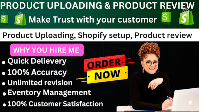 Gig Preview - Do shopify product importing and upload bulk product review to shopify store