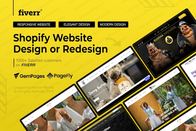 Bestseller - redesign or design shopify website, ecommerce online store