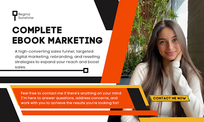 Gig Preview - Do ebook marketing sales funnel, digital marketing, ebook reselling and rebrand