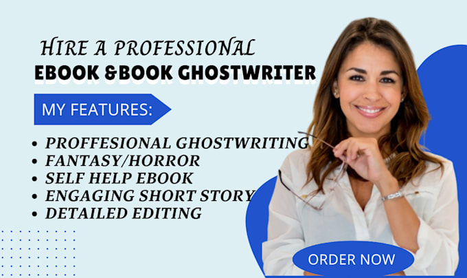 Gig Preview - Ghostwrite self help ebook, create pdf lead magnet, fiction and nonfiction ebook