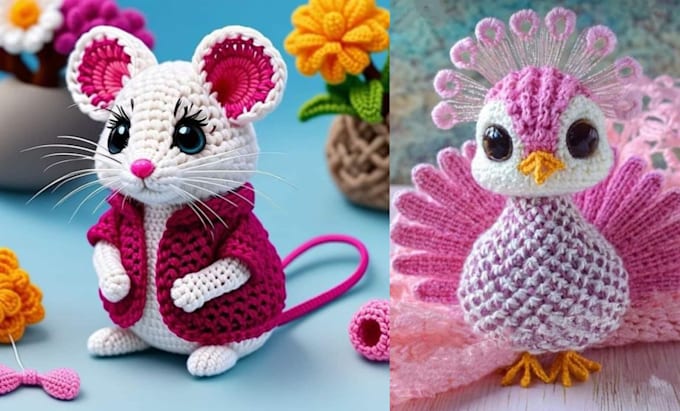 Gig Preview - Create amigurumi christmas crochet pattern for etsy store, virtual assistant