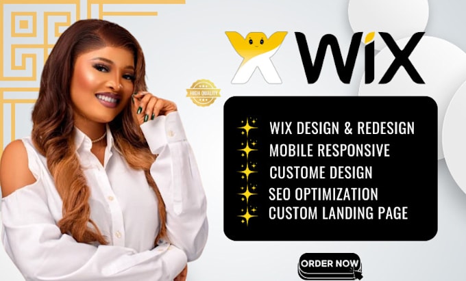 Gig Preview - Wix website design wix website wix website redesign wix