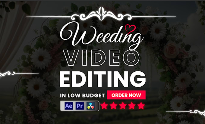 Gig Preview - Do professional wedding video editing