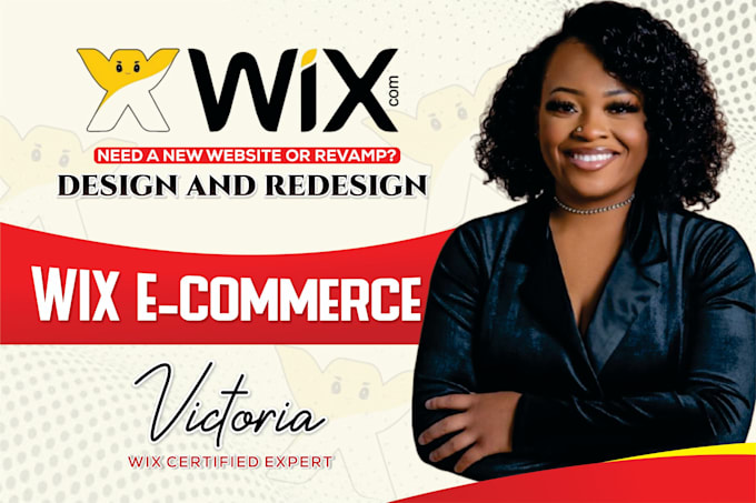 Gig Preview - Wix website design, with wix website, build wix studio with wix ecommerce