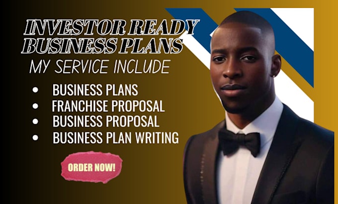 Gig Preview - Write a detailed business plan, franchise proposal, start up