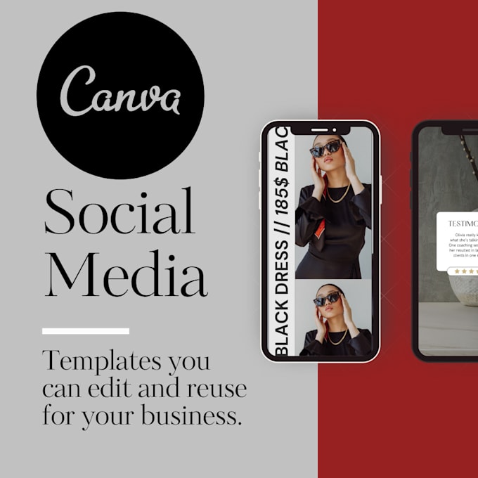 Bestseller - create editable and reusable social media templates in canva