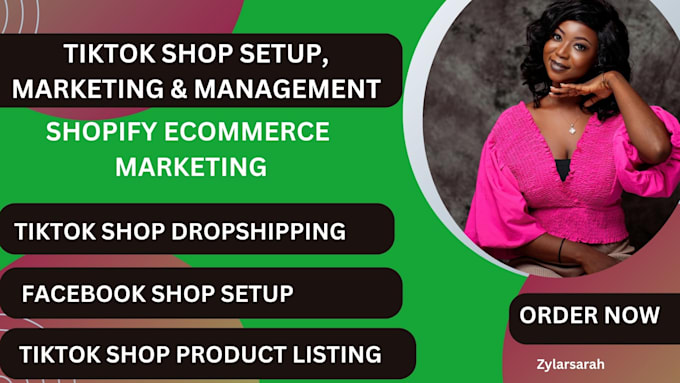 Bestseller - setup tiktok shop marketing facebook post social media manger titok promotion