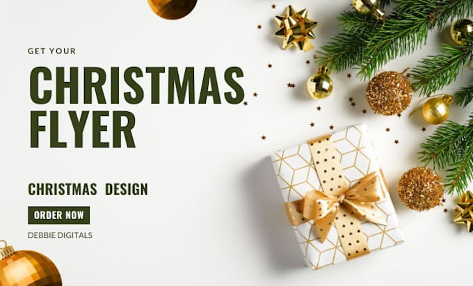 Gig Preview - Design christmas flyer, banners, christmas design party flyer