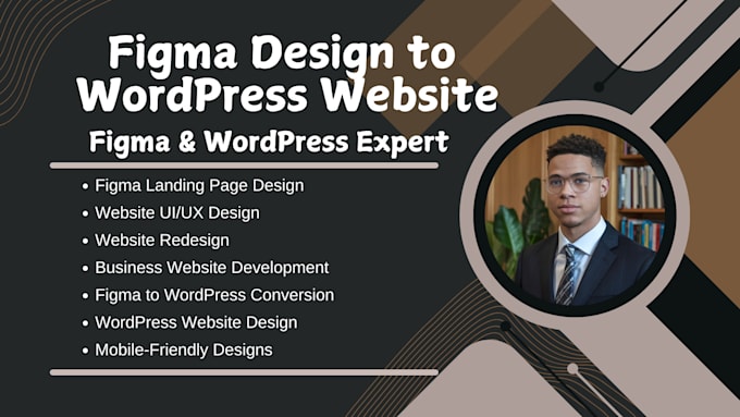 Gig Preview - Do website UI UX design, figma website design, figma to wordpress website design