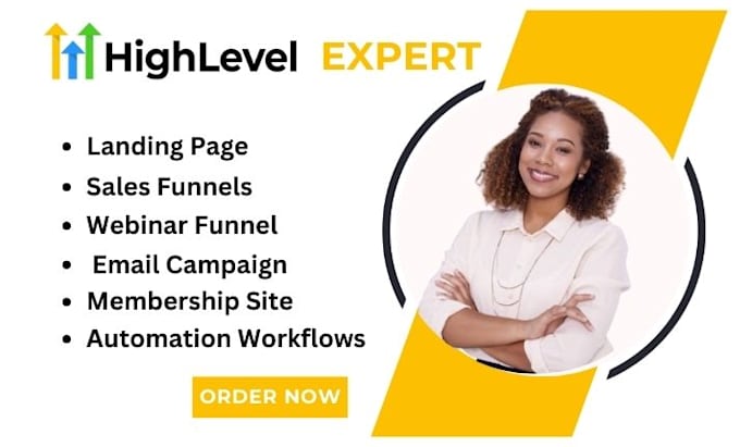 Gig Preview - Gohighlevel landing page gohighlevel sales funnel gohighlevel website ghl expert