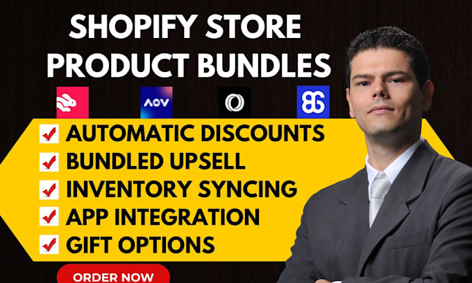 Gig Preview - Setup shopify product bundle zoorix bundler fast bundles bogo pumper aov rebolt