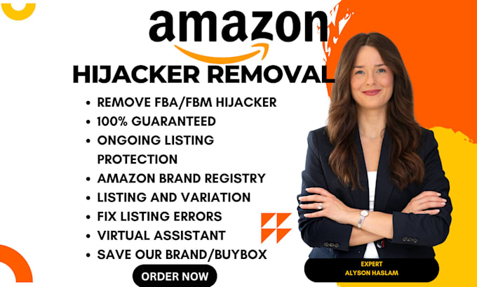 Gig Preview - Remove amazon hijacker, amazon fba hijacker storefront from product listing