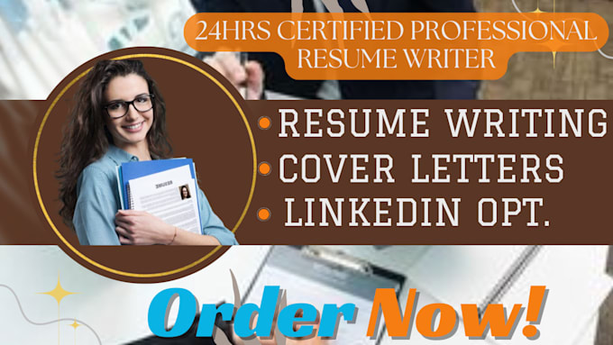 Gig Preview - Provide certified professional resume writing service and cover letter