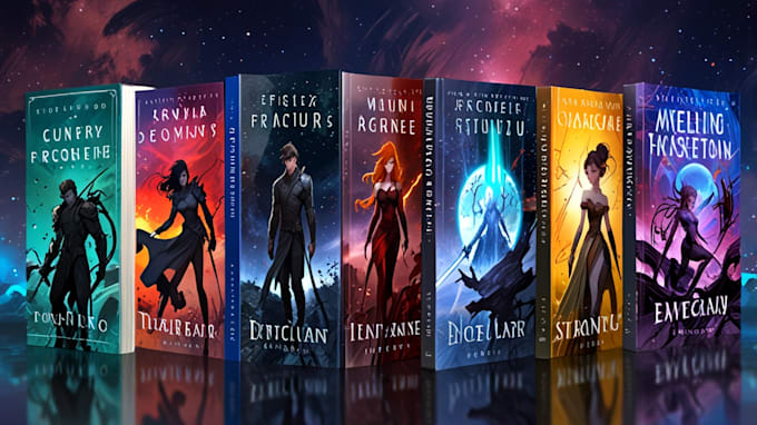 Gig Preview - Design fantasy, romance and sci fi book covers