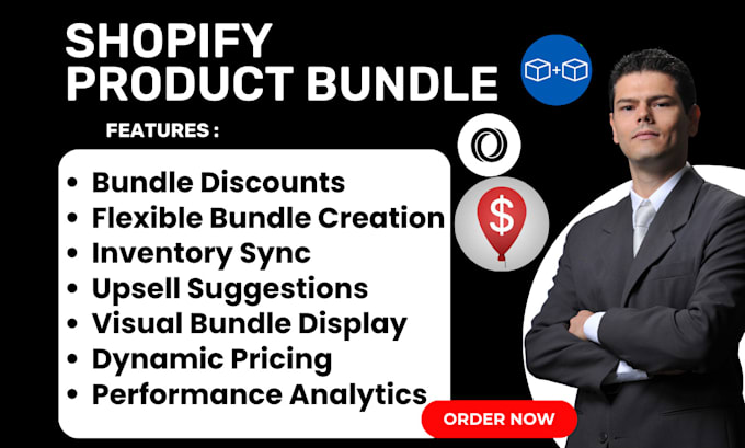 Gig Preview - Setup shopify product bundle bundler zoorix pumper wide bundler pennywise