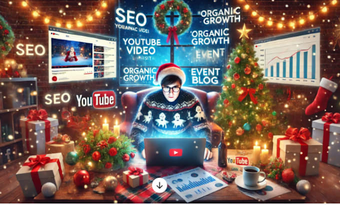 Gig Preview - Do organic christmas youtube video, blog promotion, website, etsy, game, event