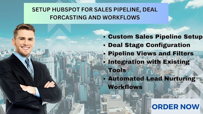 Gig Preview - Setup hubspot for sales pipeline, deal forcasting and workflows