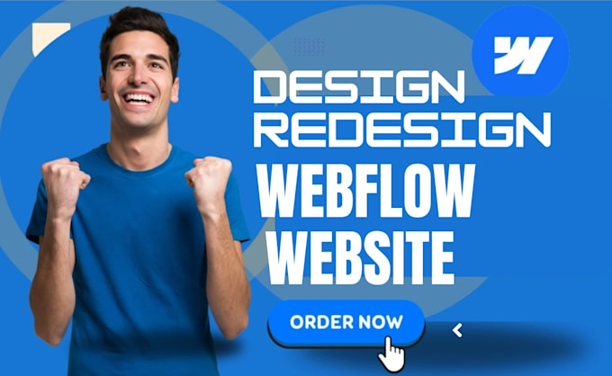 Gig Preview - Design webflow website, redesign webflow website, webflow landing page, webflow