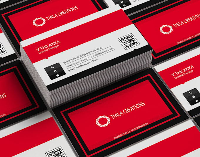 Gig Preview - Professional custom business card design for your brand