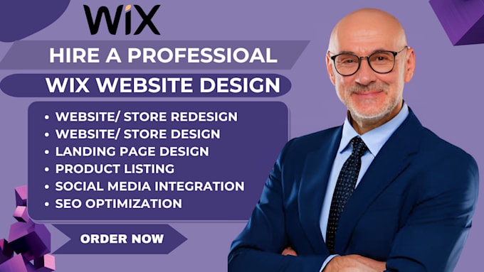 Gig Preview - Design wix website redesign wix website design wix landing page wix development