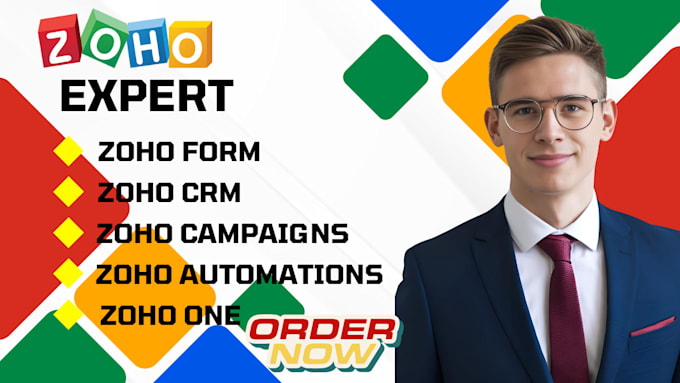 Gig Preview - Set up zoho CRM, zoho campaign, zoho form, zoho one, hubspot, zoho automation