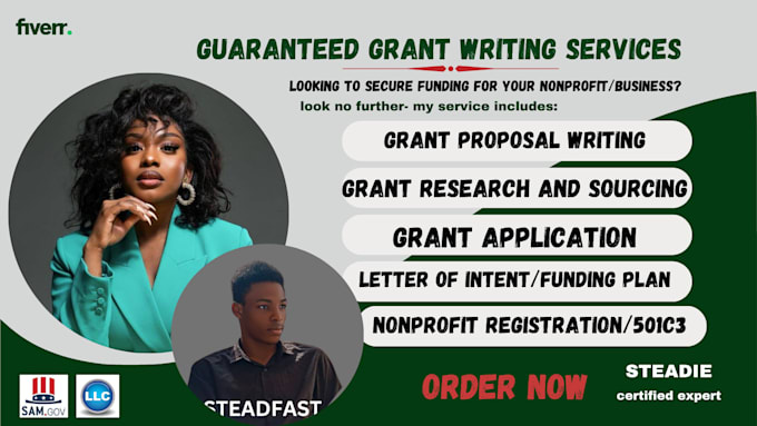 Gig Preview - Do grant application, grant proposal writing, apply for grants nonprofit rfp rfq