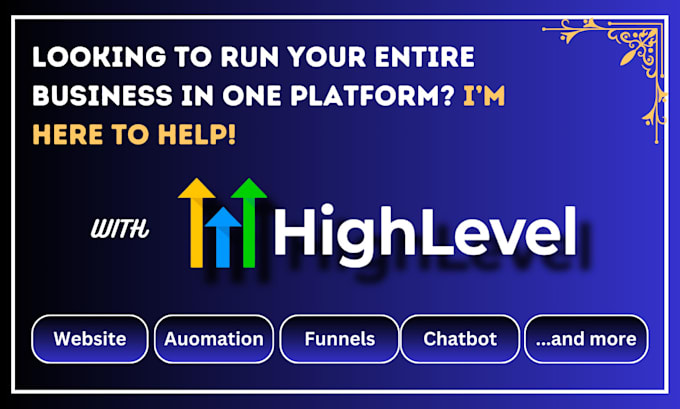 Gig Preview - Setup gohighlevel pipeline clone highlevel website gohighlevel conversation ai