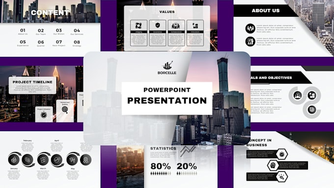 Gig Preview - Design powerpoint presentation, canva templates, pitch decks, sales powerpoint