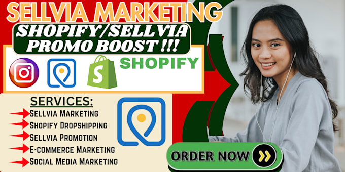 Bestseller - boost sellvia marketing sales shopify dropshipping affiliate marketing fb ig ads