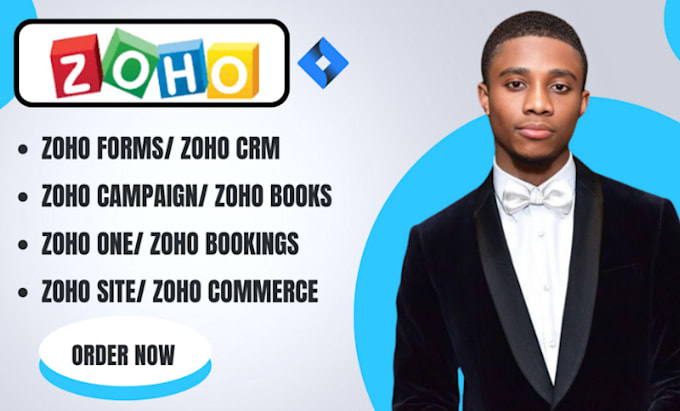 Gig Preview - Set up your zoho CRM, zoho creator, zoho campaigns, zoho form and zoho books